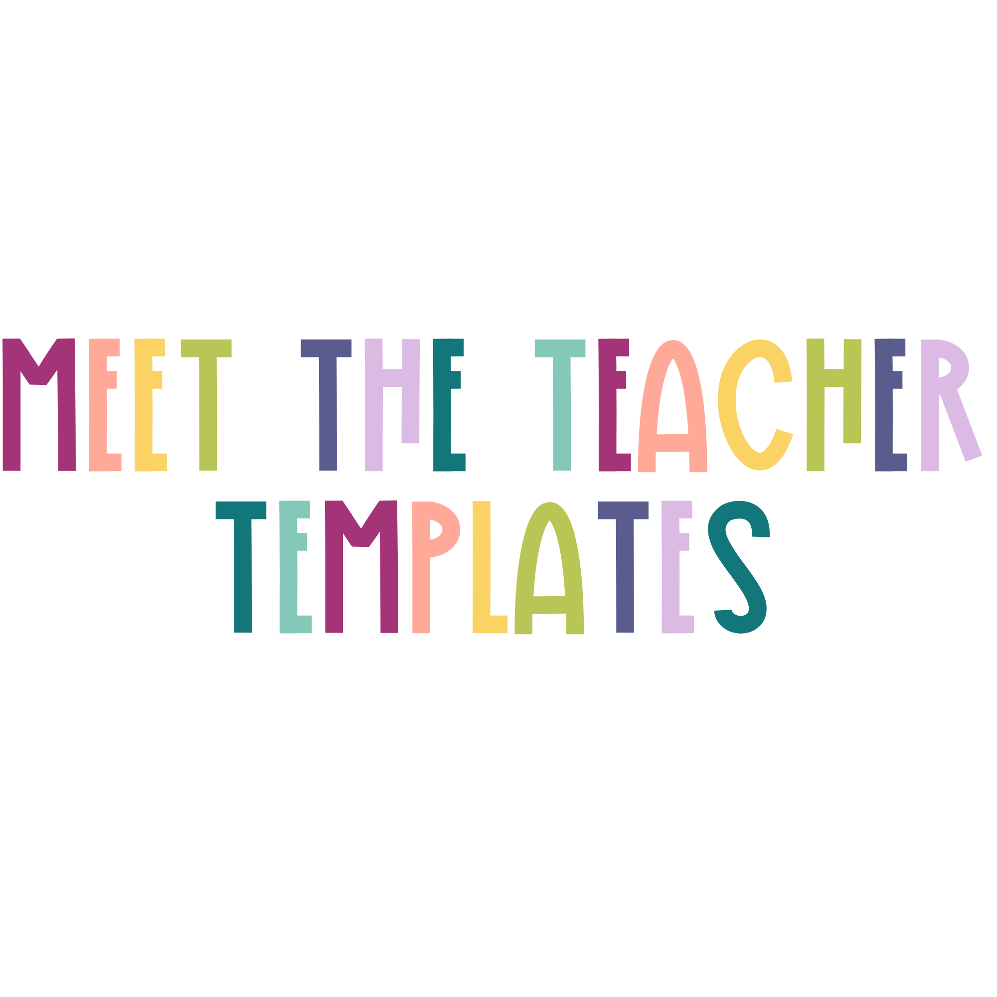 Meet the Teacher Templates Play Therapy Creative Meet the Teacher Templates Play Therapy Creative