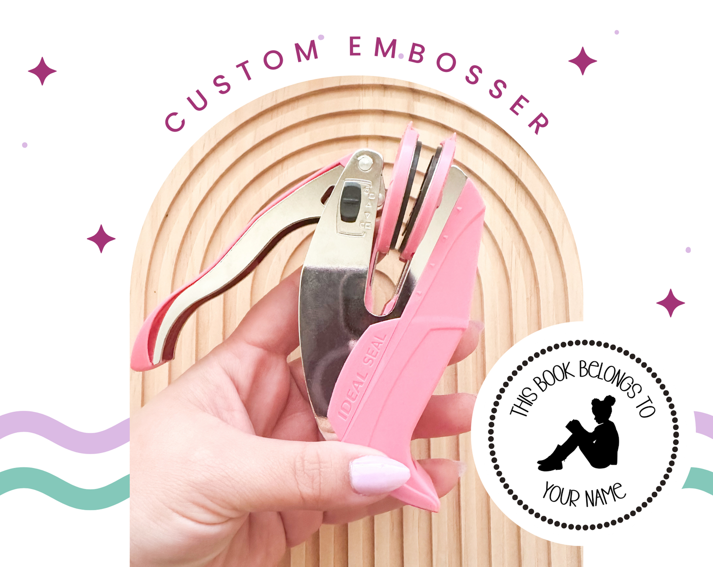Custom Embosser | Child Reading