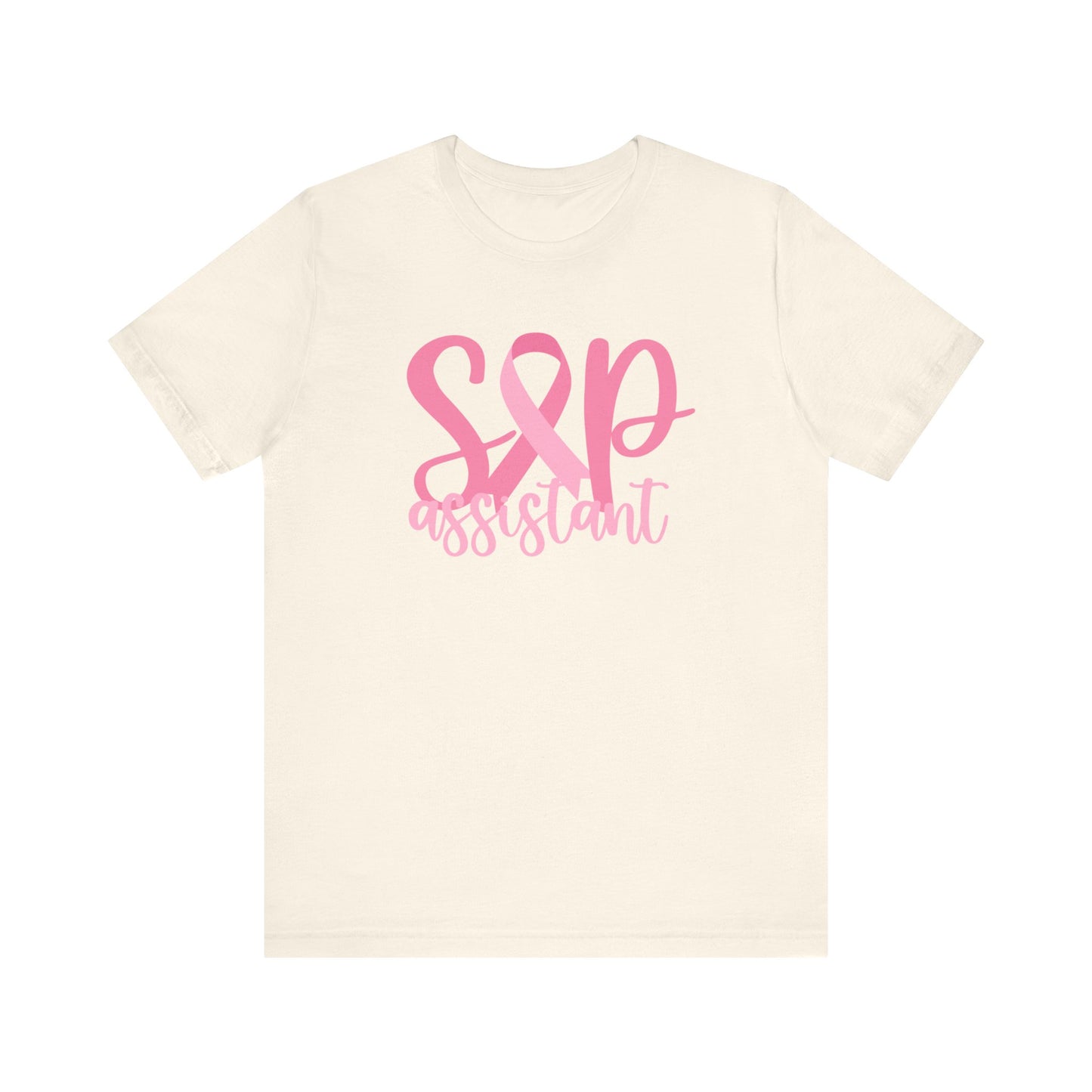 SLP Assistant Pink Ribbon Tee