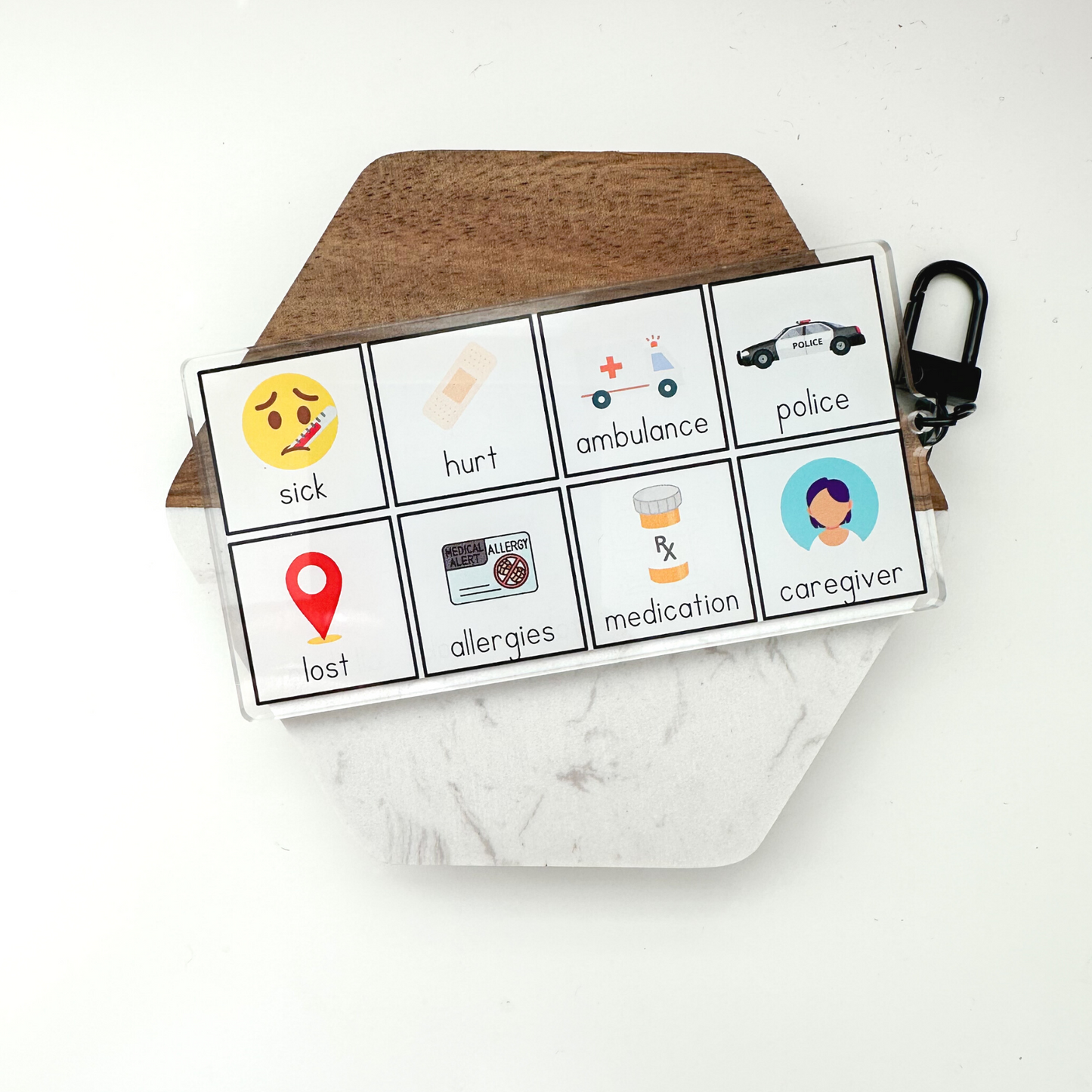 Mini AAC Board Keychain