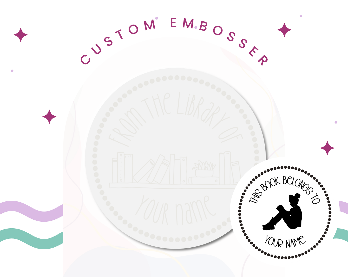 Custom Embosser | Child Reading