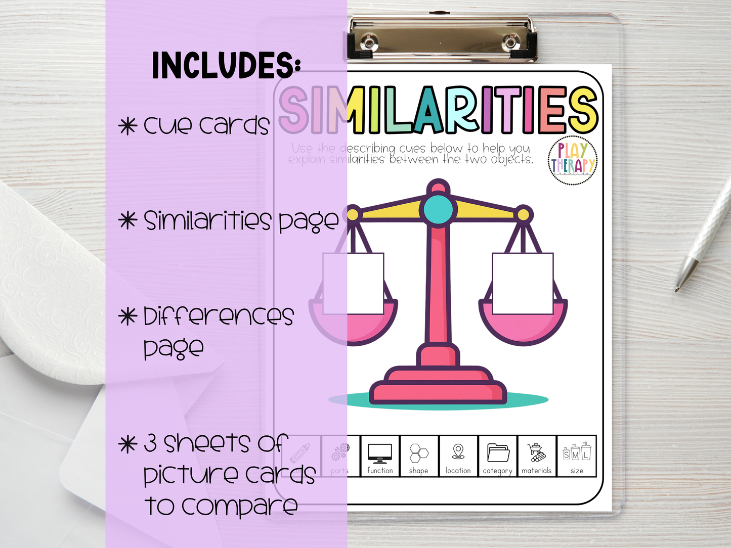 Similarities & Differences Activity