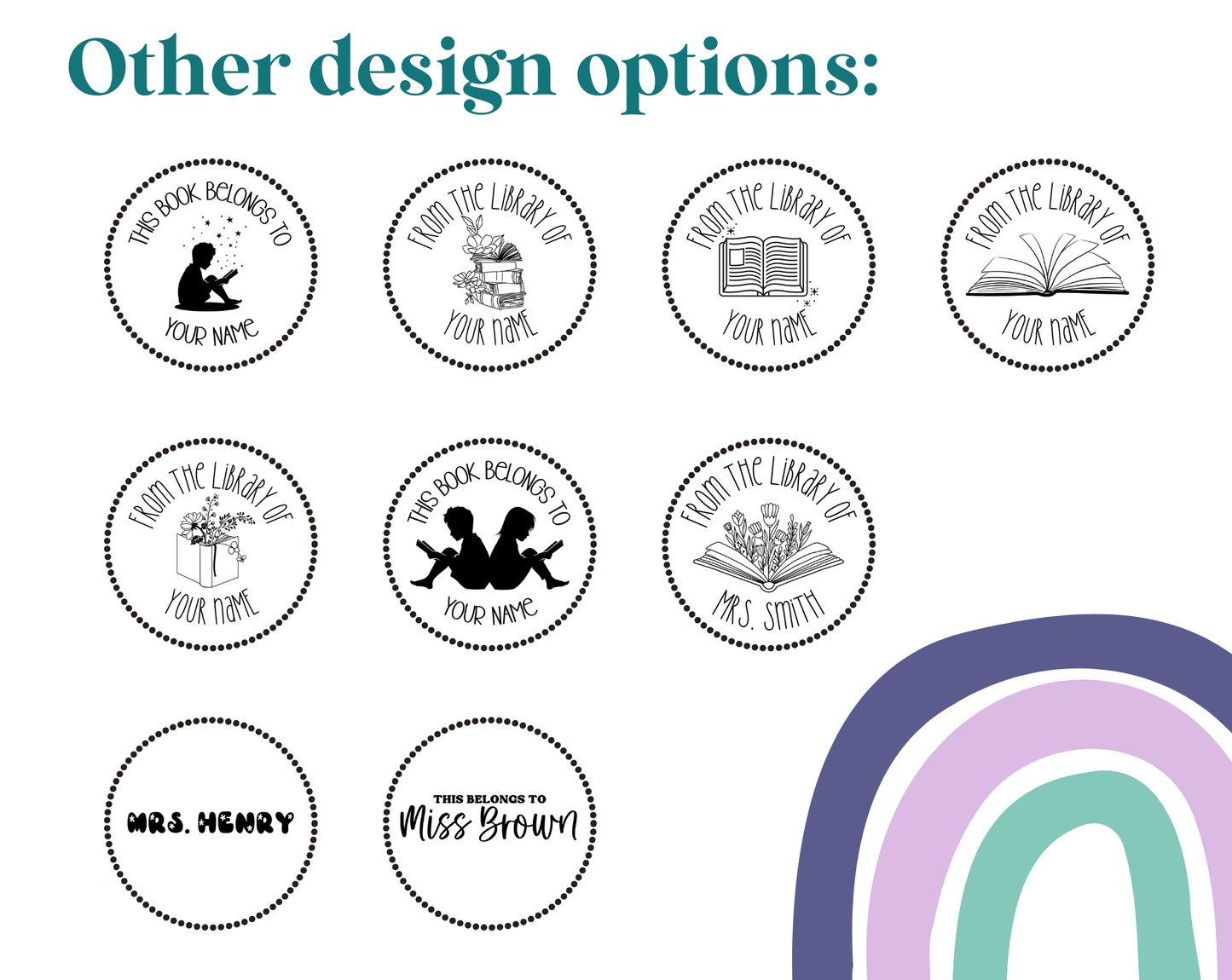 Custom Embosser | Child Reading