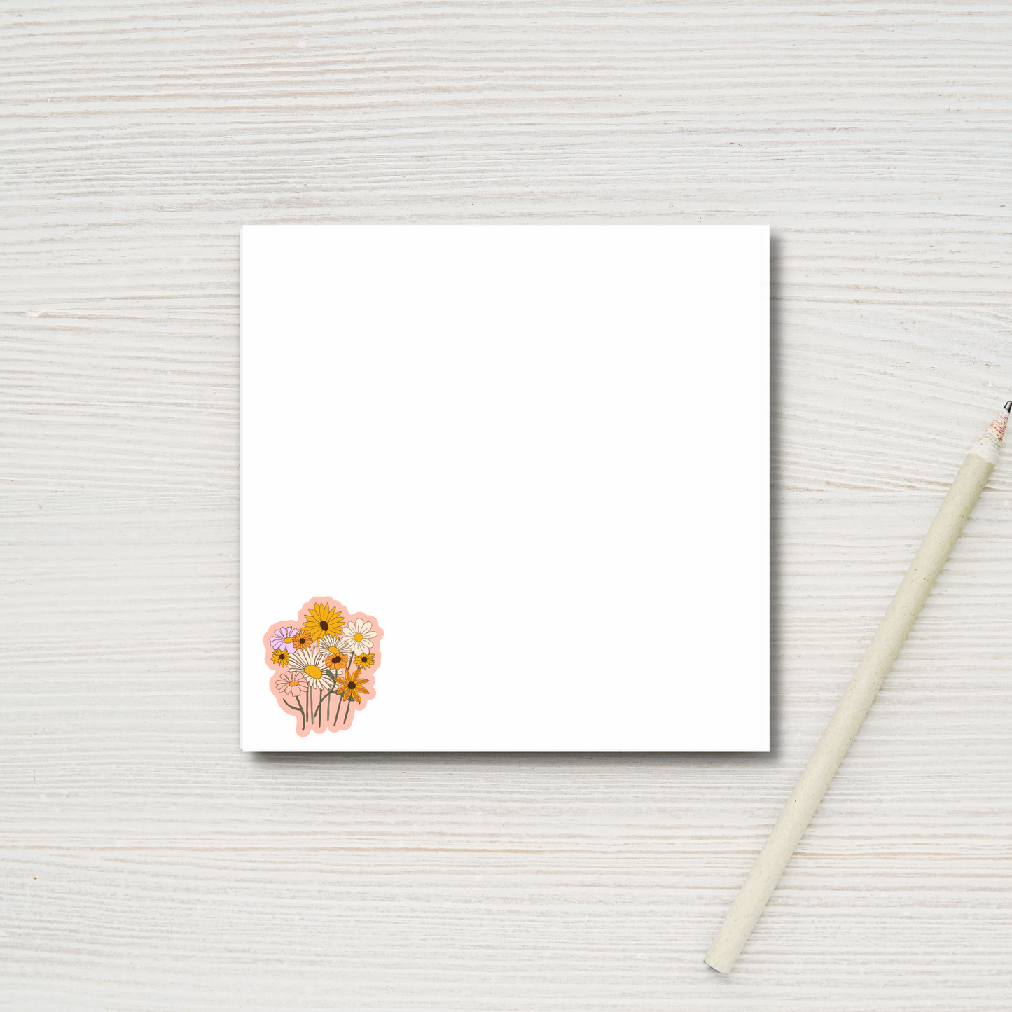 Fall Floral Sticky Notes