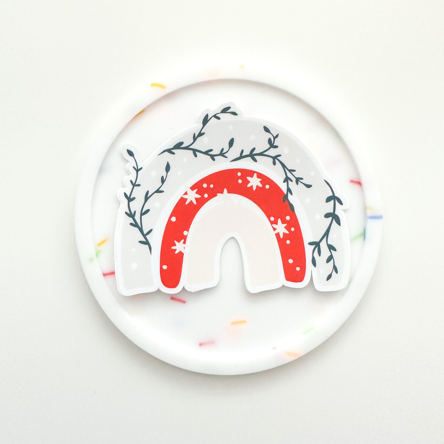 Rainbow Vines Sticker