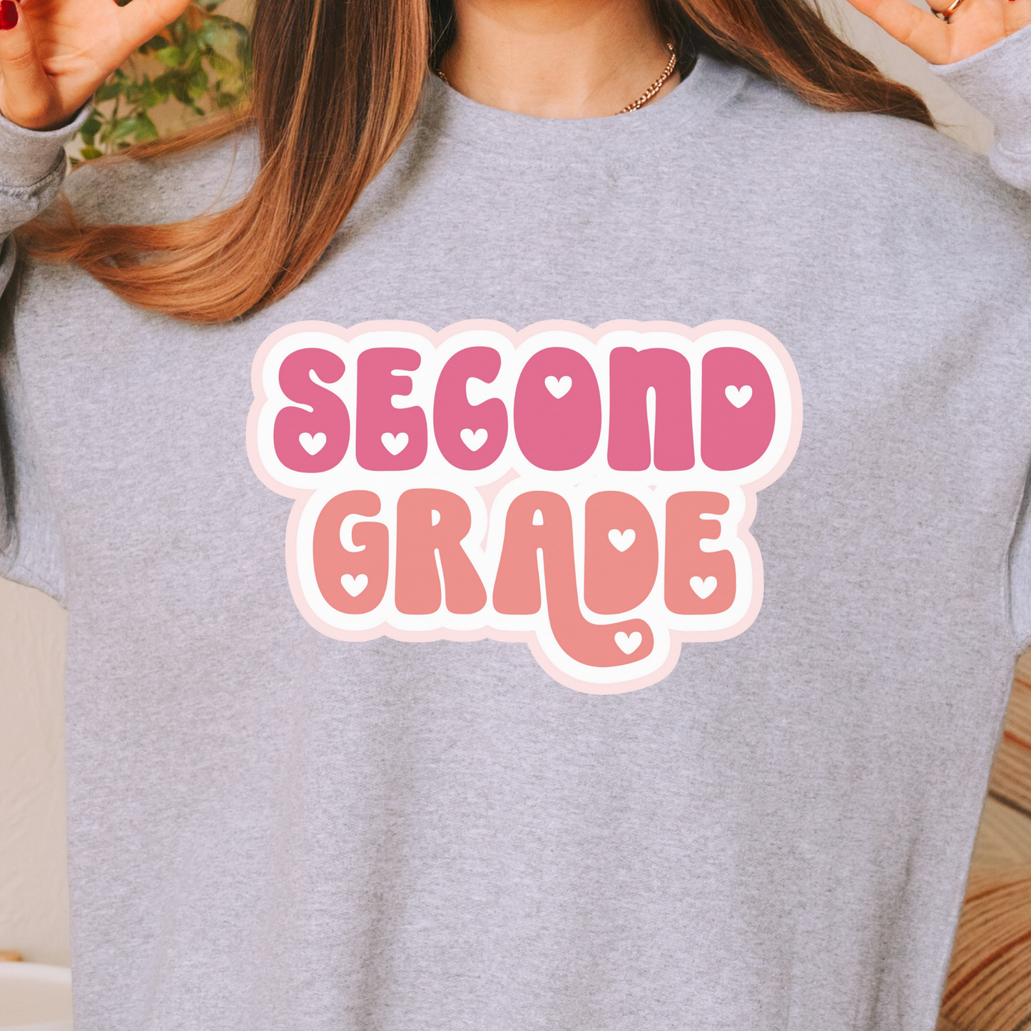 Second Grade Love Pullover