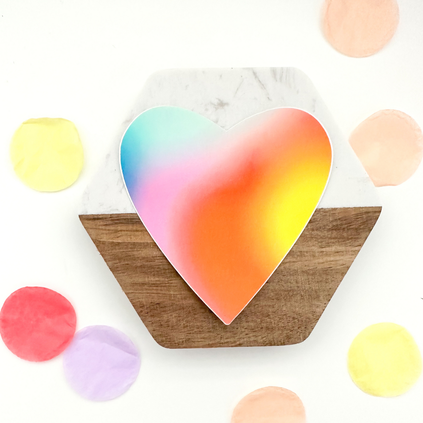Glow Heart Sticker