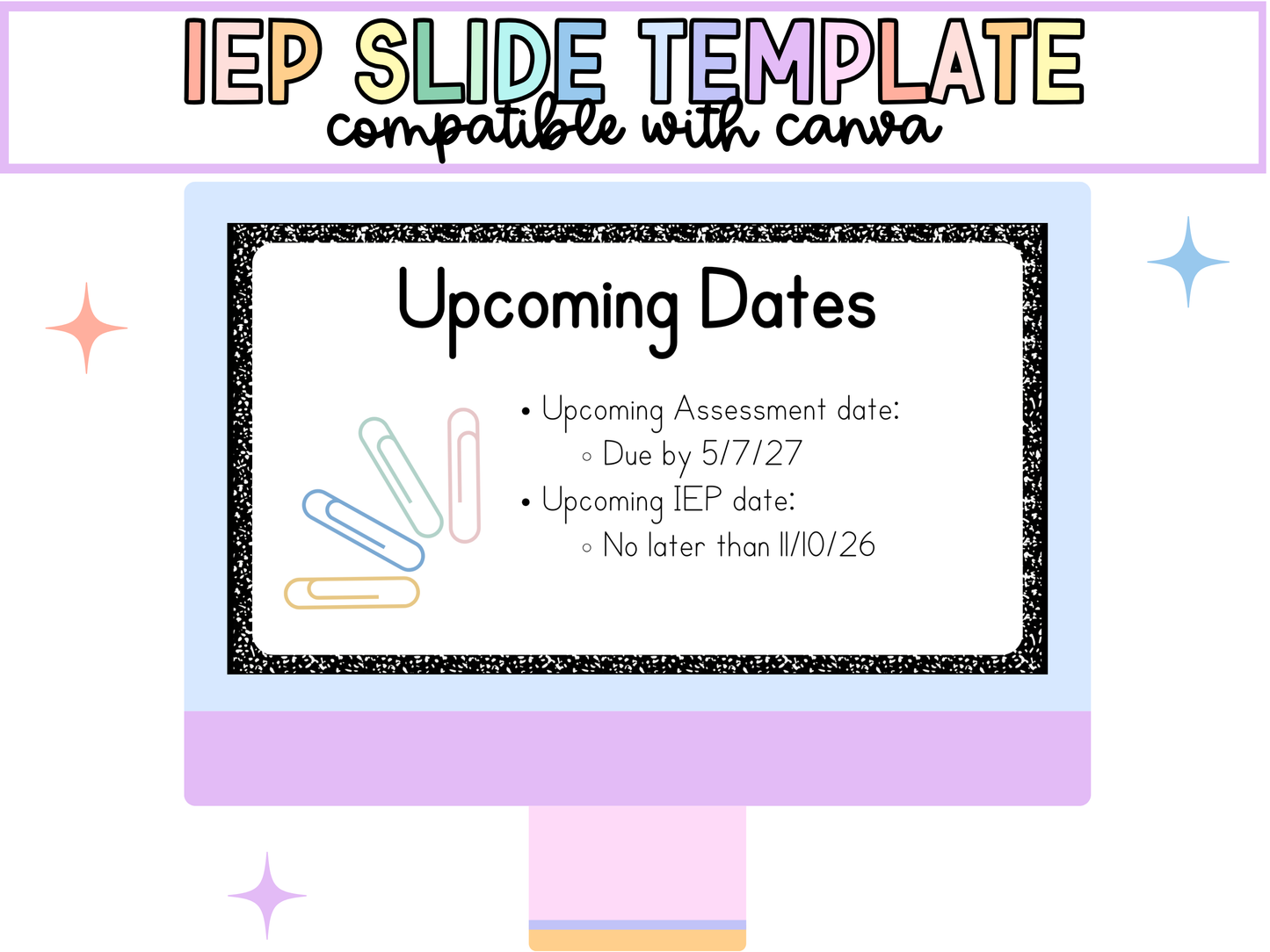 IEP Slide Deck Template