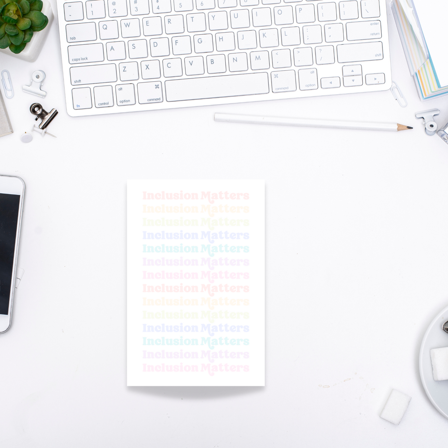 Inclusion Matters Sticky Notes (4 x 6 in)