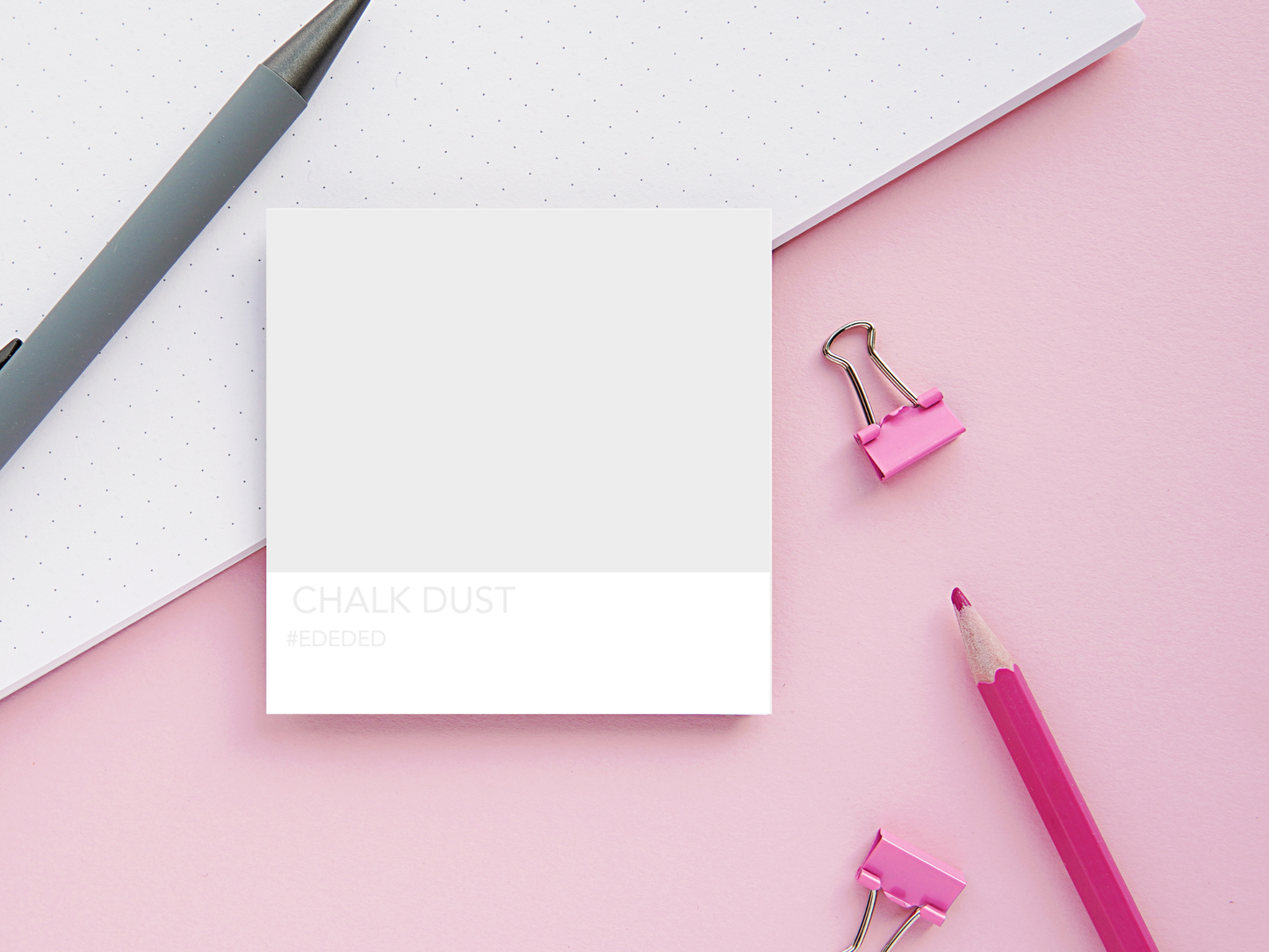 Paint Chip Sticky Notes - Back to School