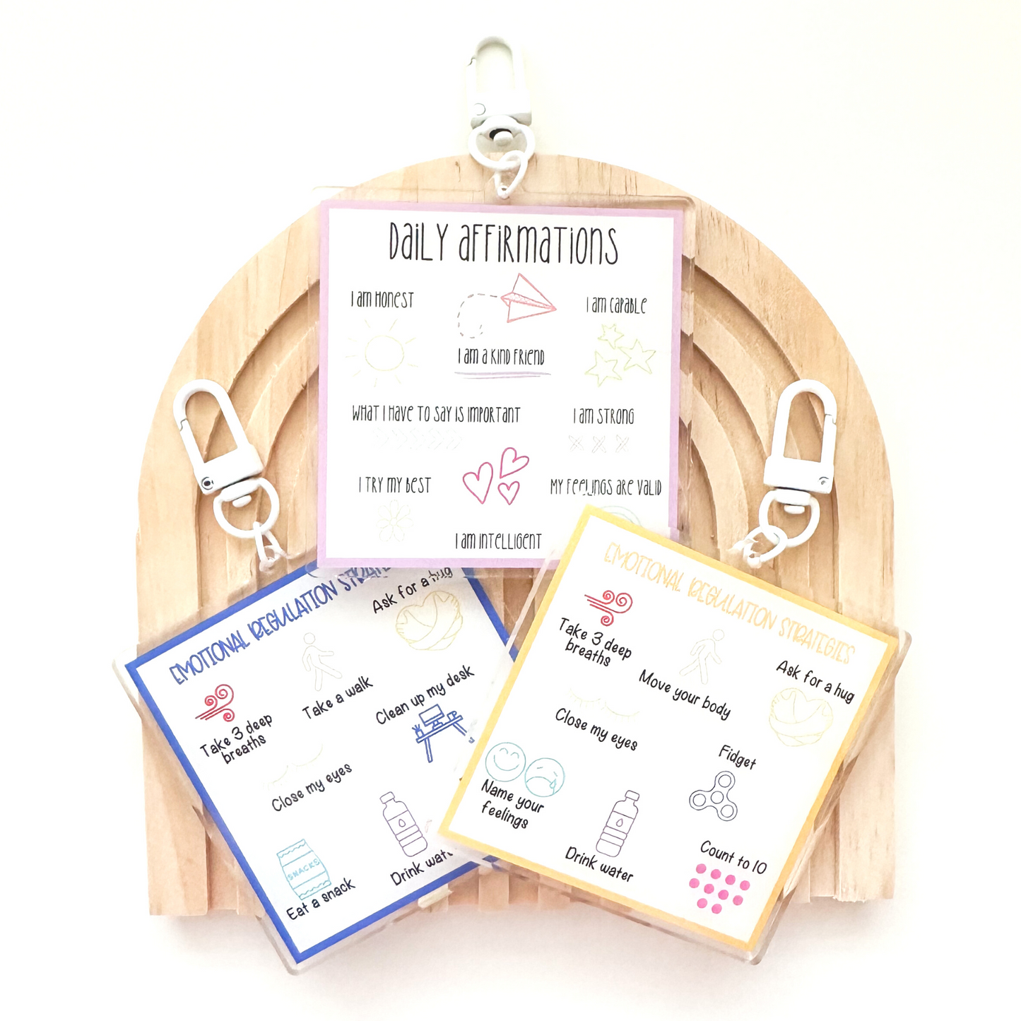 Student Support Keychains