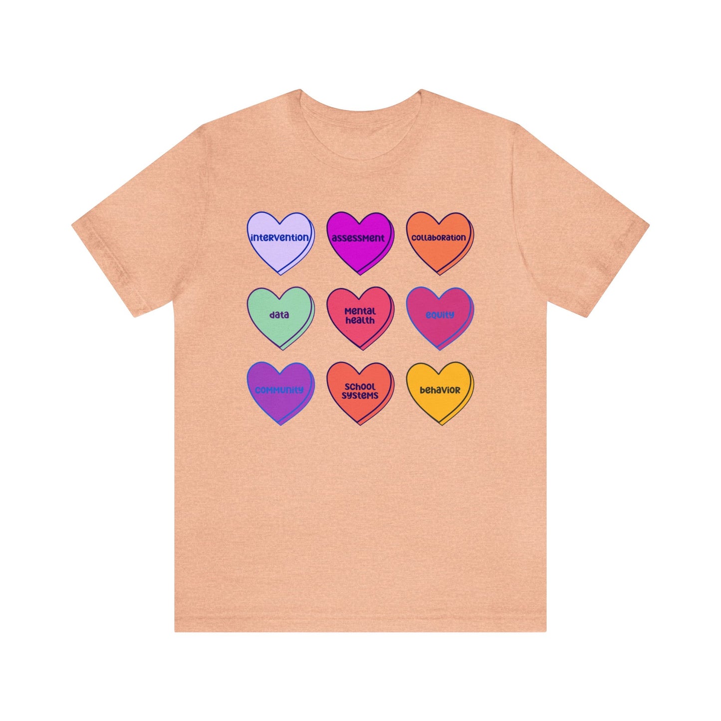 School Psychologist Scope of Practice Tee - Valentine Edition