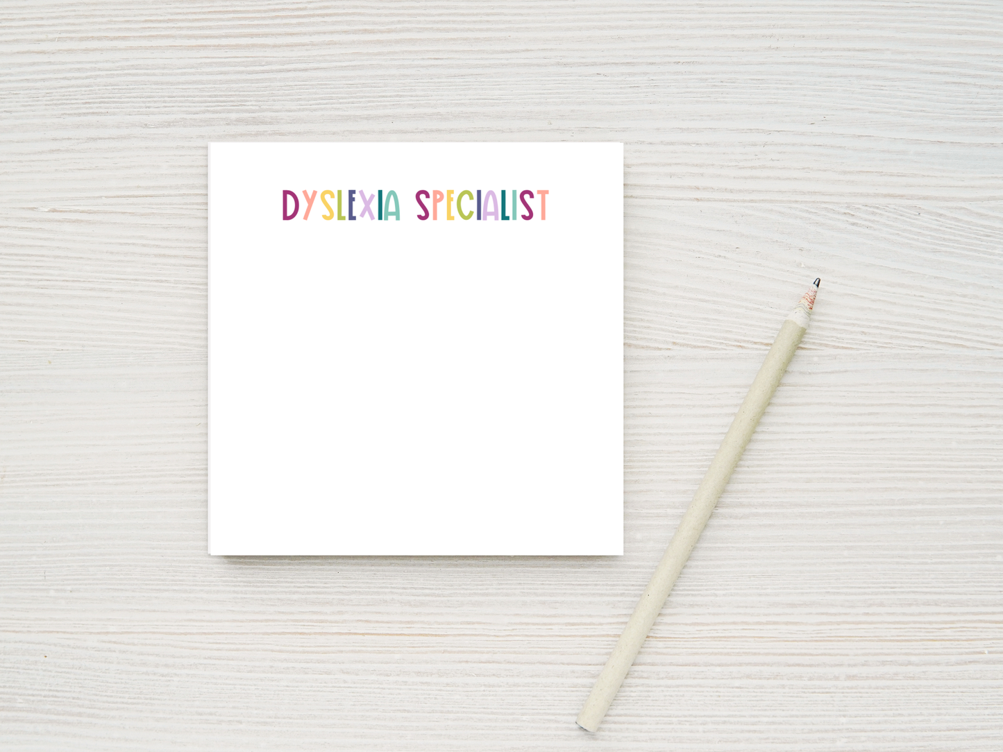 Muted Rainbow Professional Title Sticky Notes