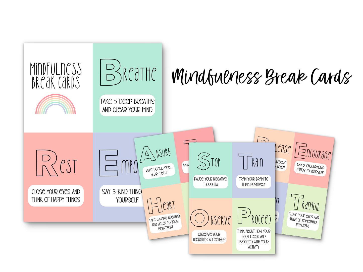 Mindfulness Break Cards