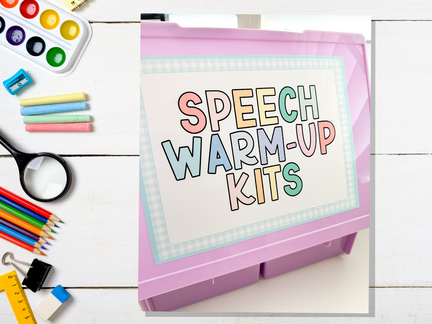 Speech Warm-up Kit Inserts