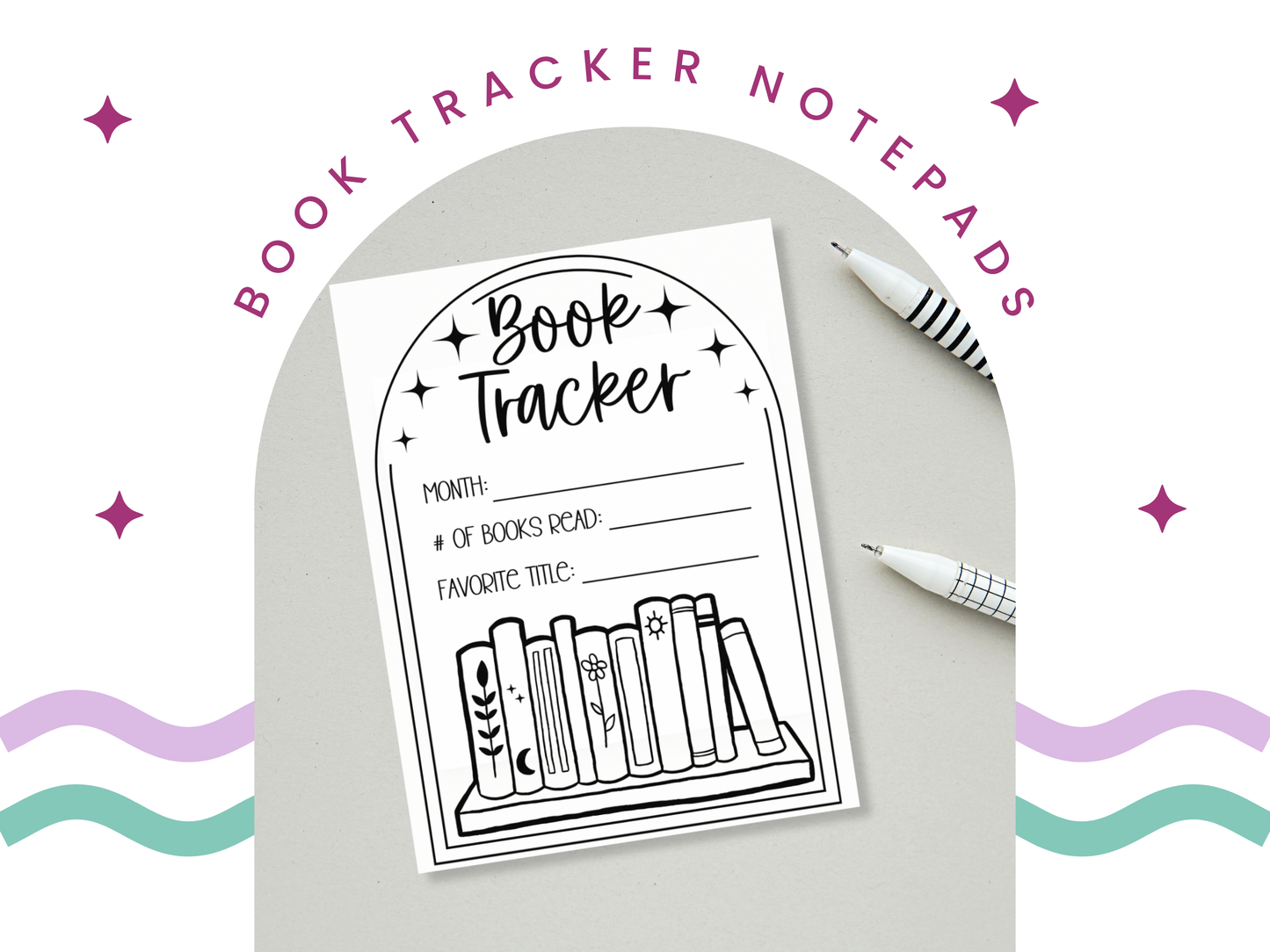 Book Tracker Notepads