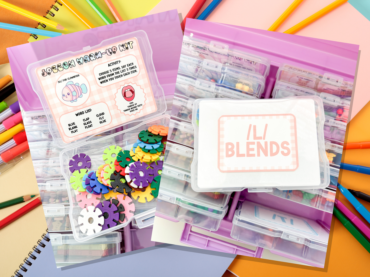Speech Warm-up Kit Inserts