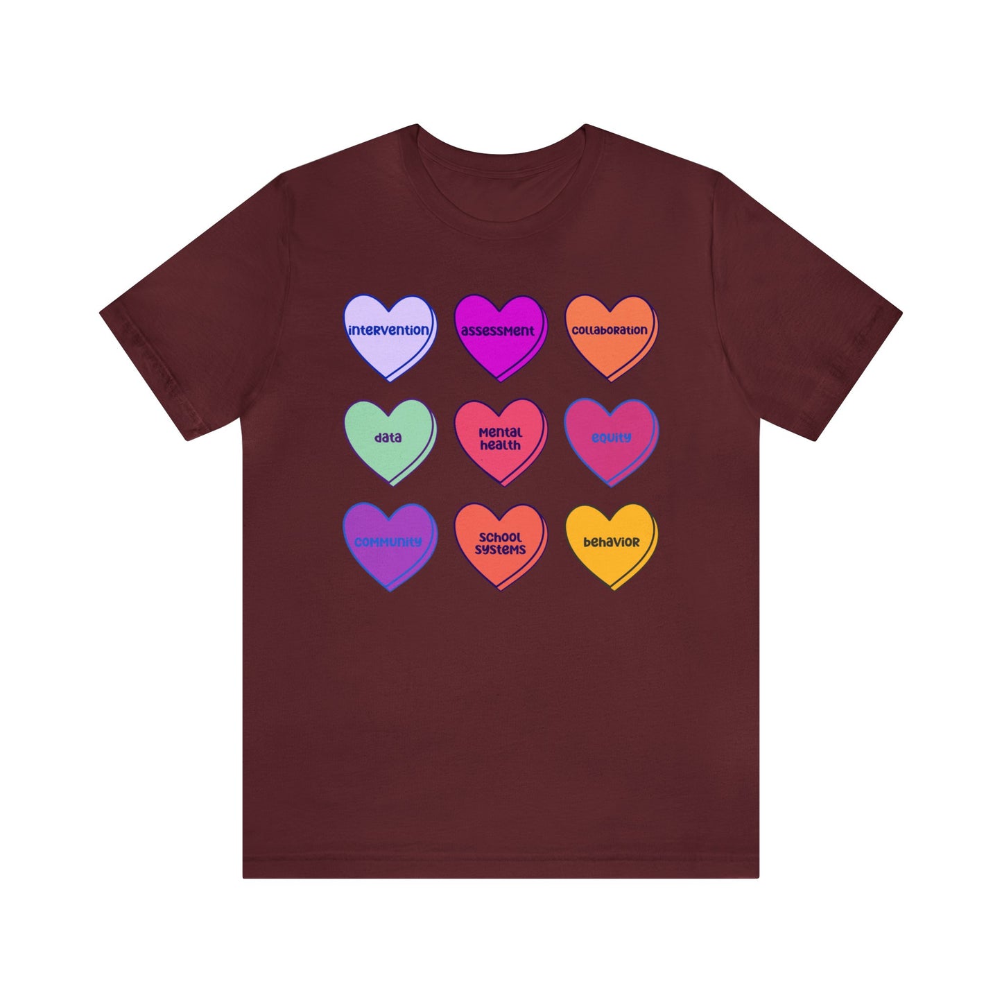 School Psychologist Scope of Practice Tee - Valentine Edition