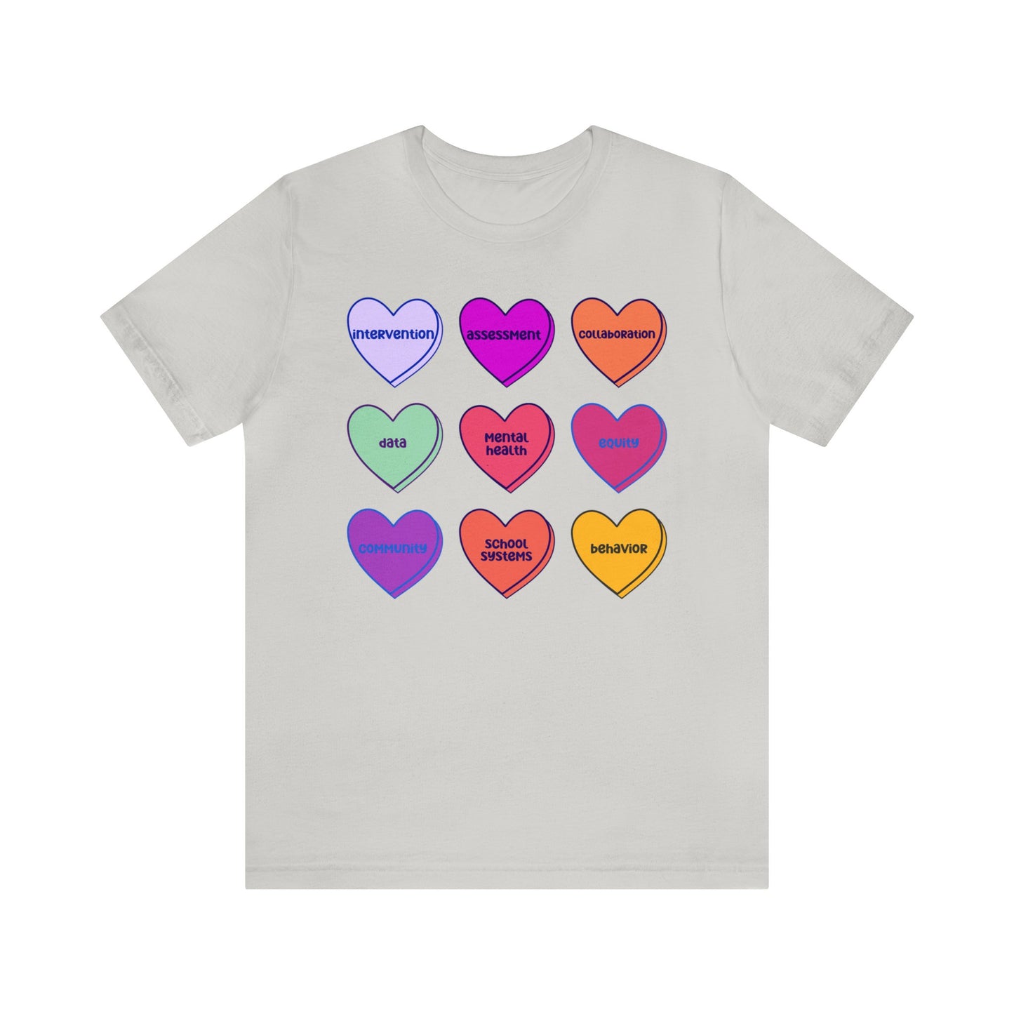 School Psychologist Scope of Practice Tee - Valentine Edition