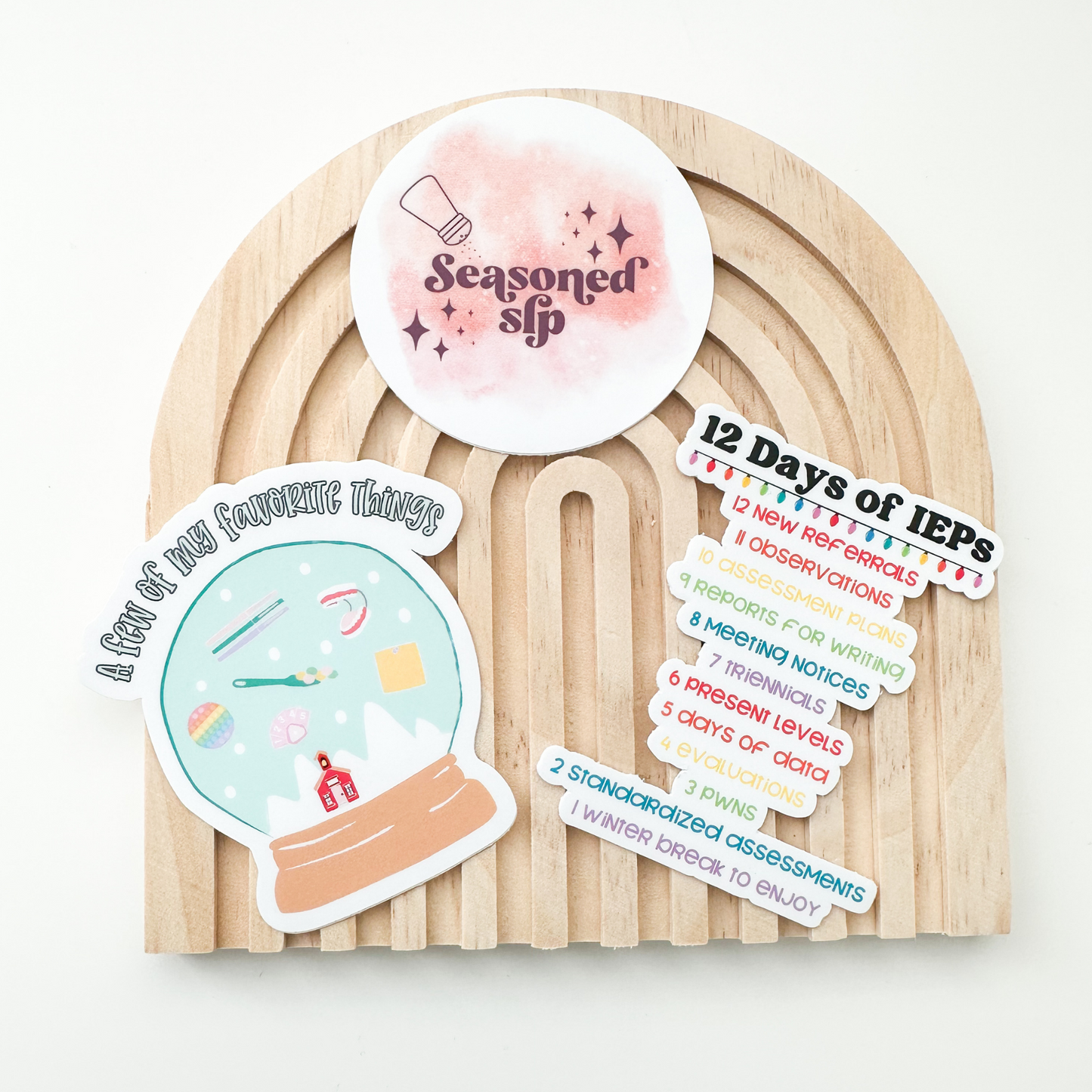 Holiday SLP Stickers