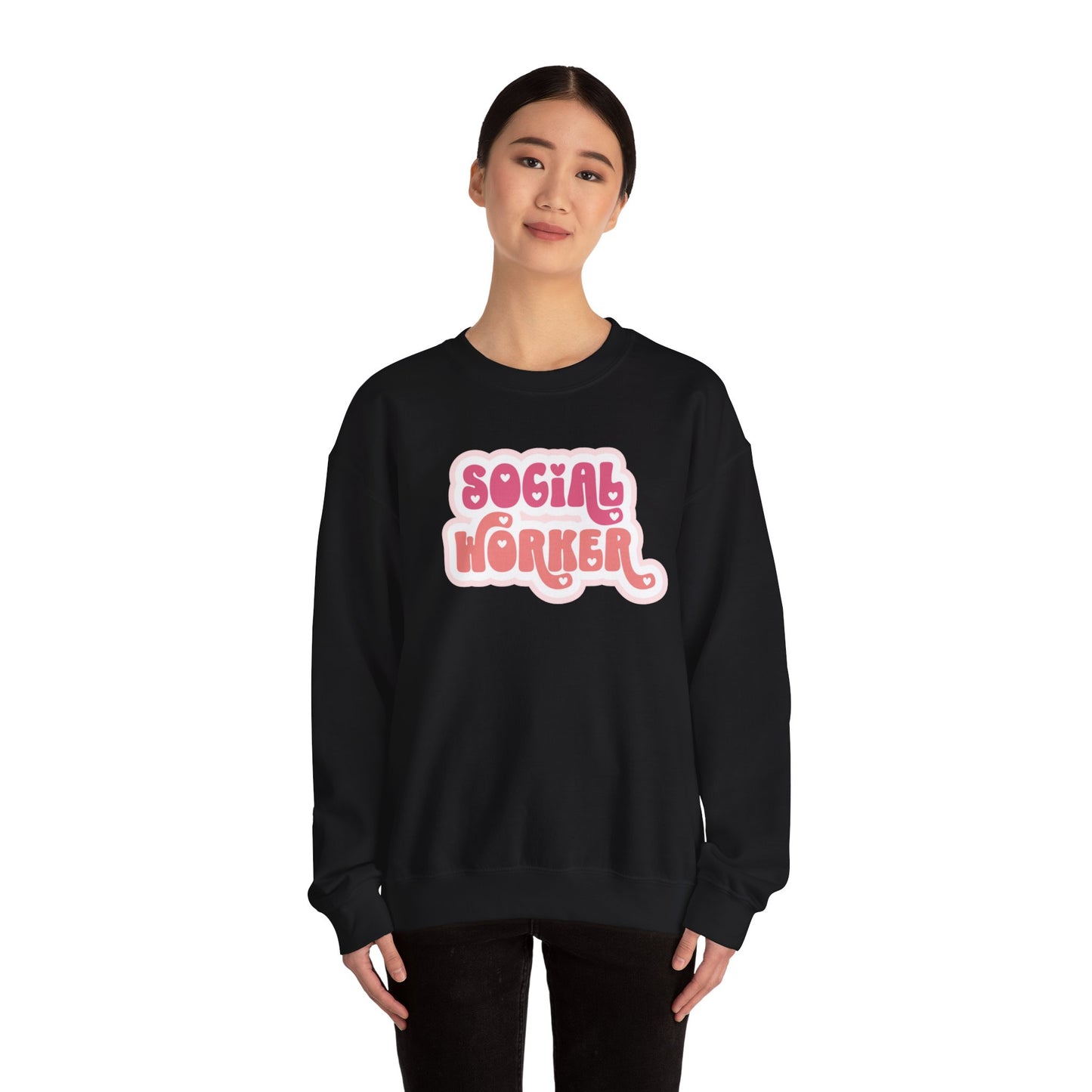 Social Worker Love Pullover