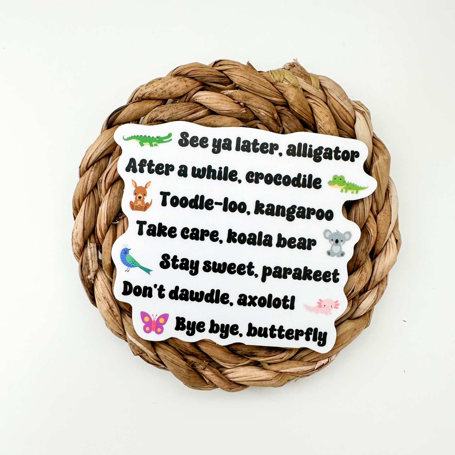 See Ya Later, Alligator Sticker