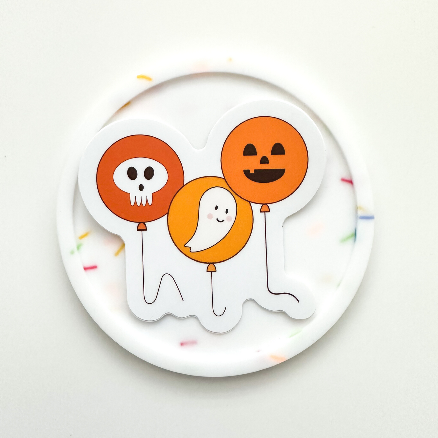 Spooky Balloons Sticker
