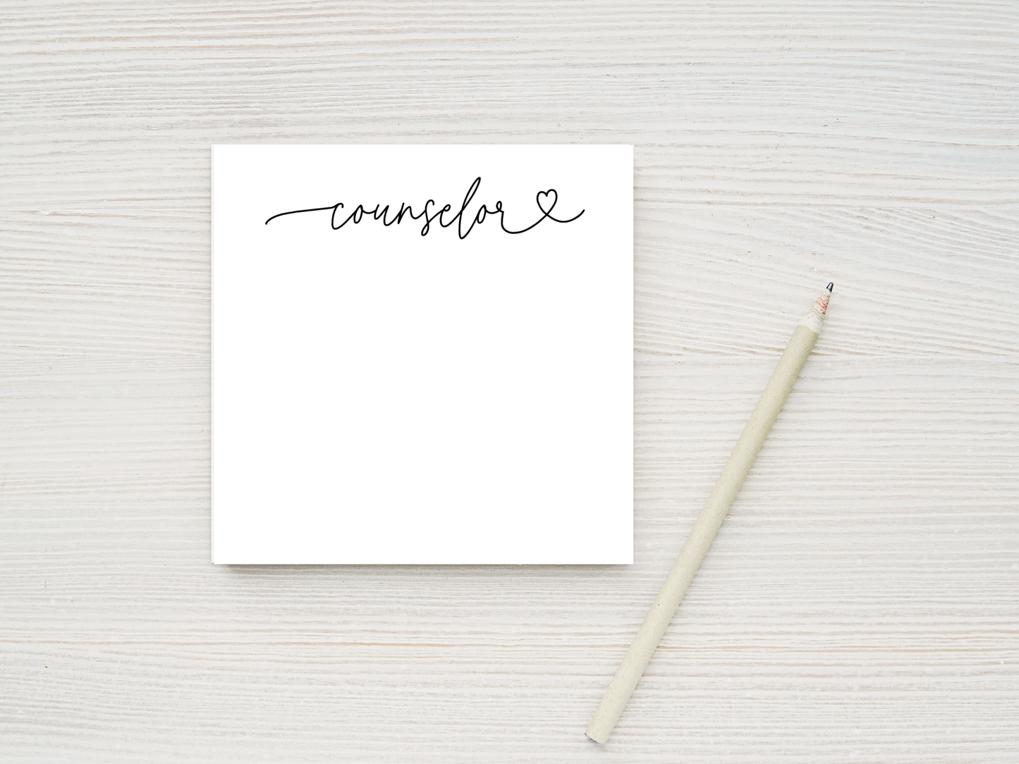 Love Script Professional Title Sticky Notes