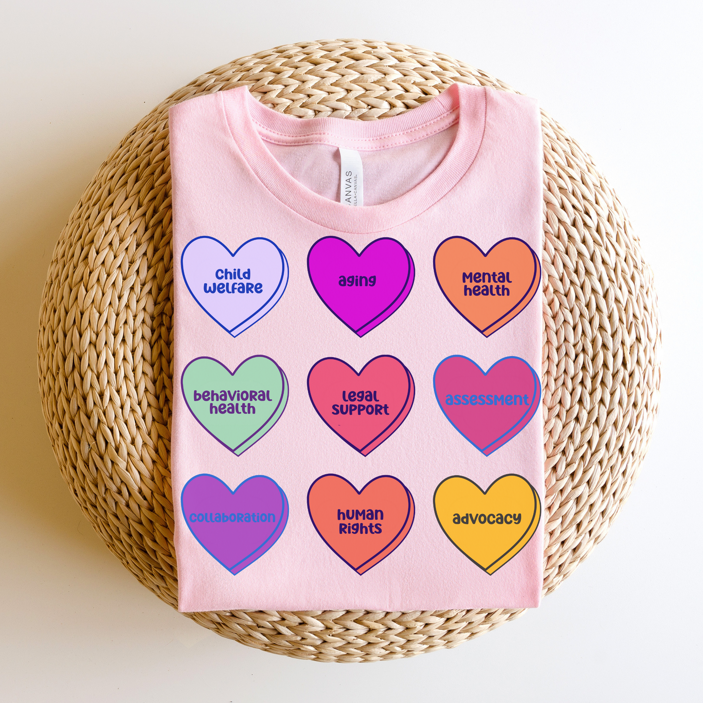 Social Worker Scope of Practice Tee - Valentine Edition