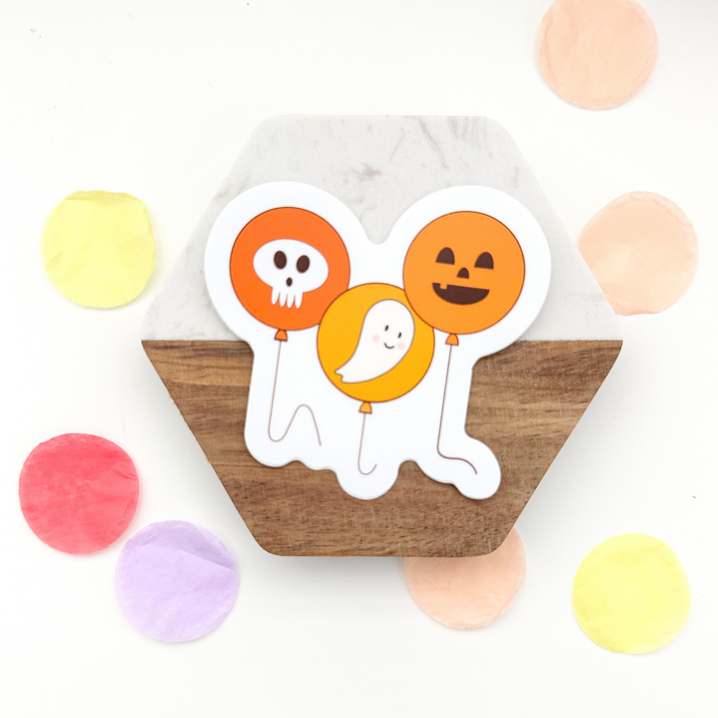 Spooky Balloons Sticker