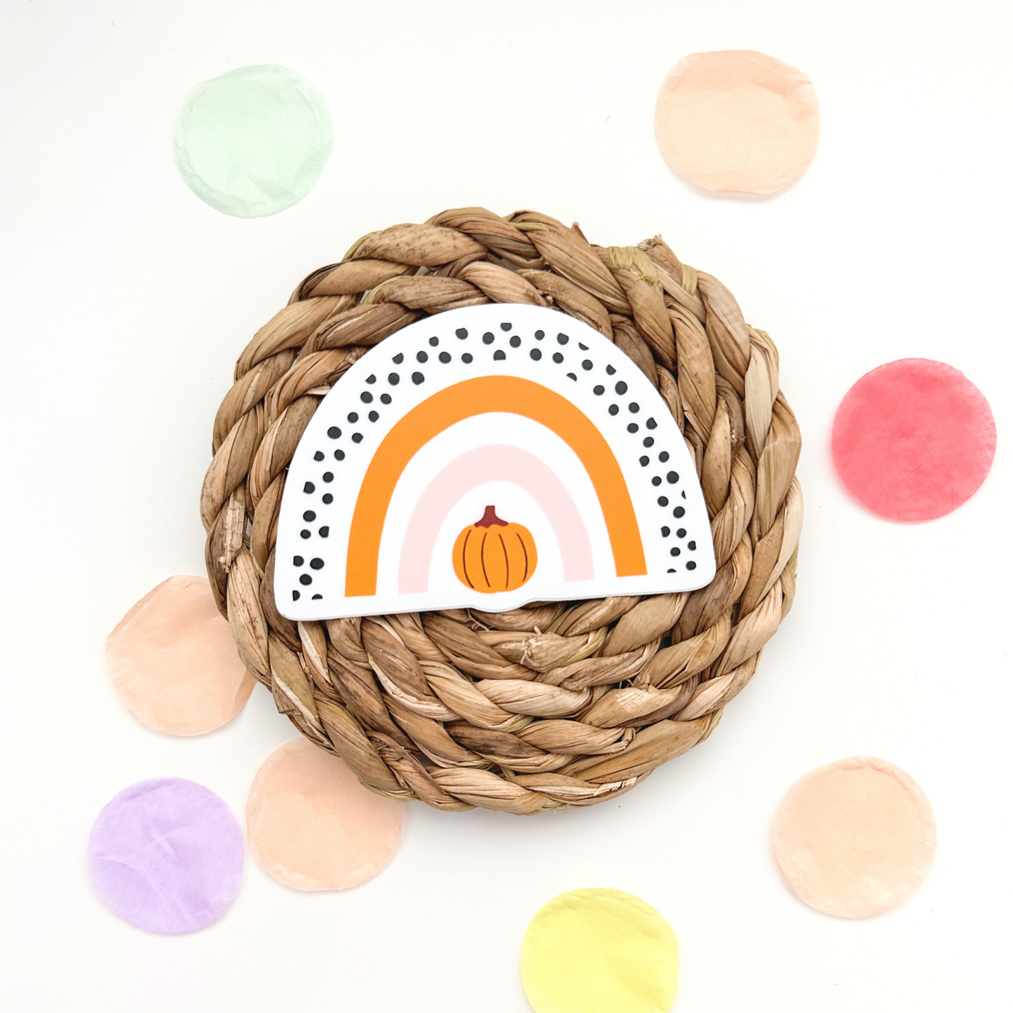 Fall Pumpkin Sticker