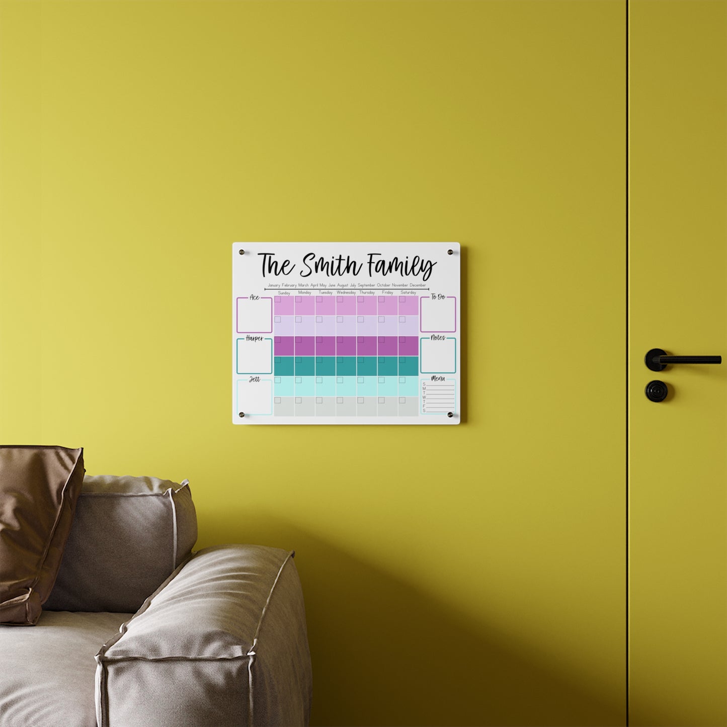 Arctic Custom Acrylic Wall Calendar (20 x 16)