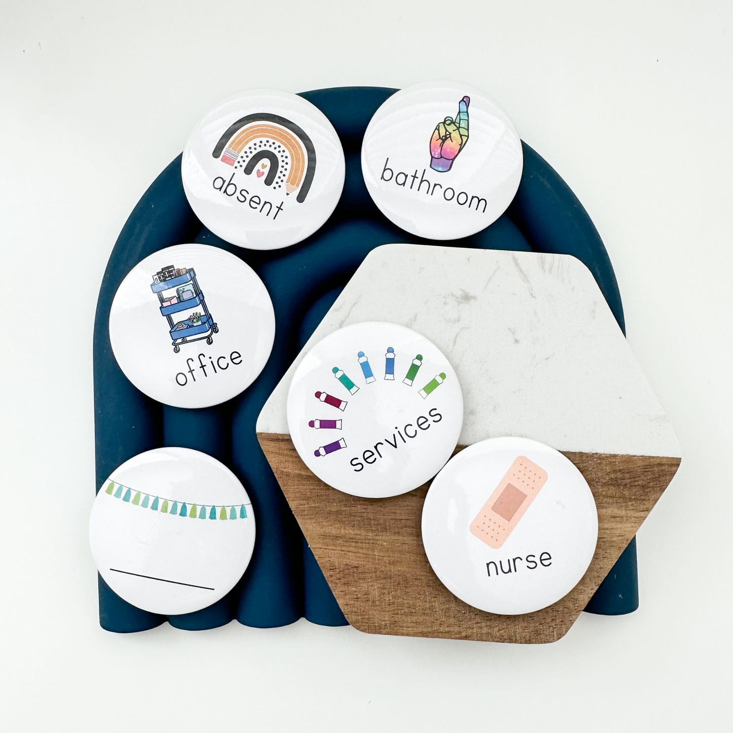 Student Location Magnet Set