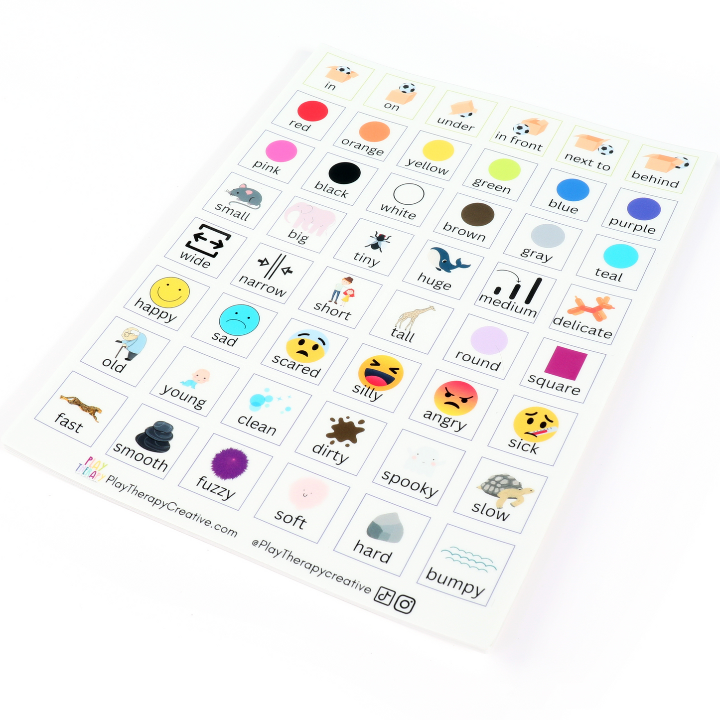 Reusable Sticker AAC Play Scenes