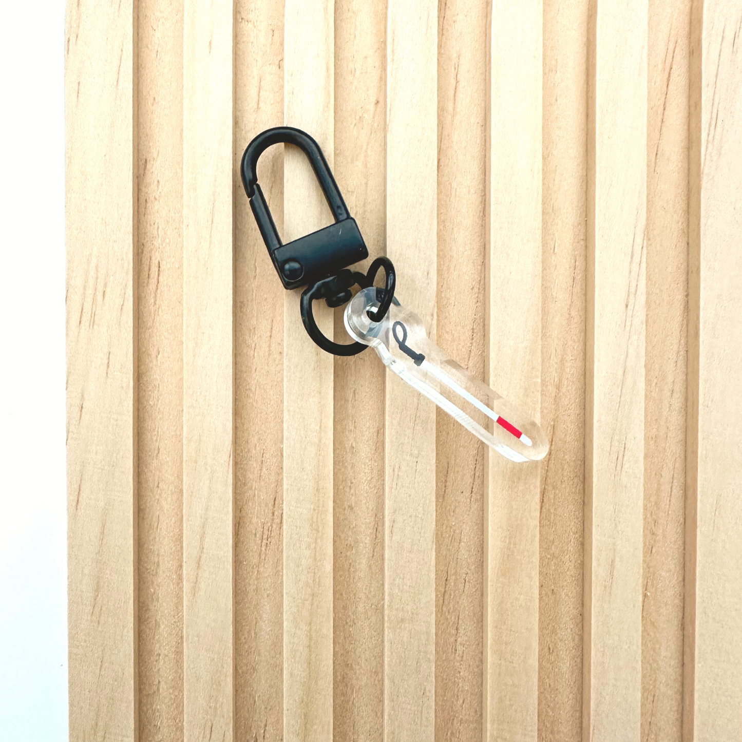 White Cane Badge Charm