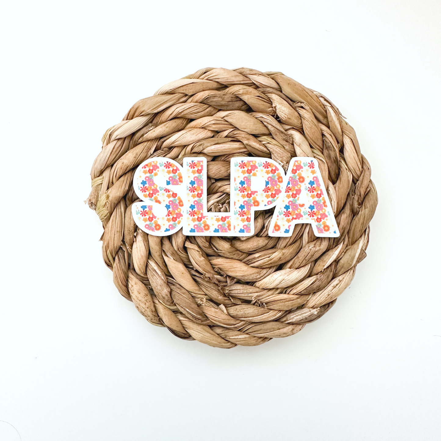 Floral SLPA Sticker