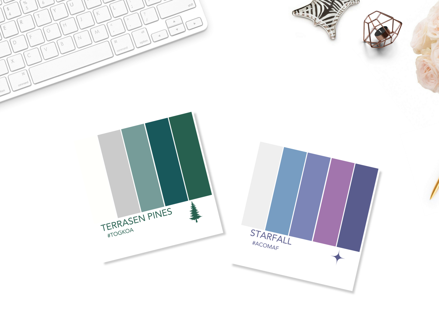 Book Themed Paint Chip Sticky Notes