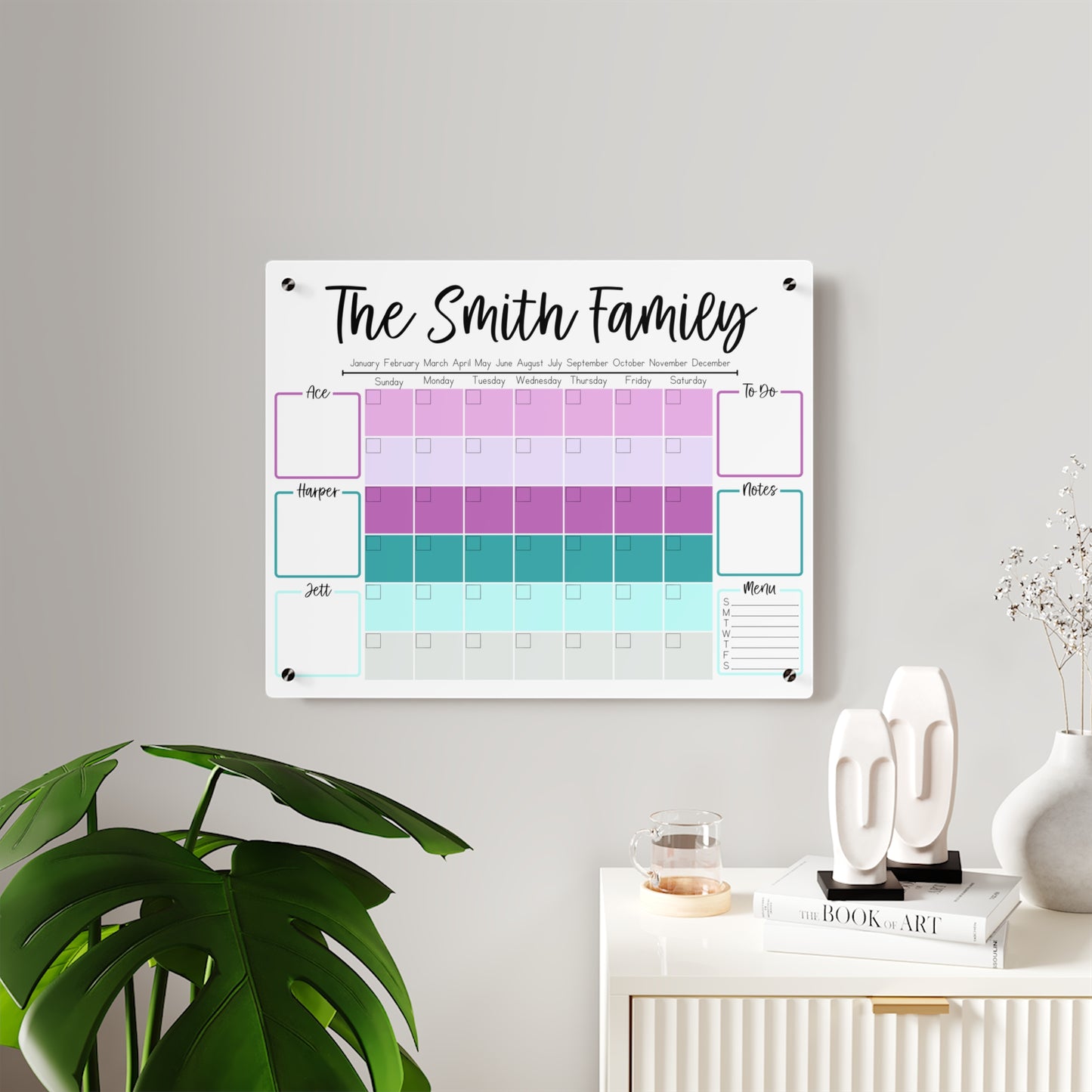 Arctic Custom Acrylic Wall Calendar (20 x 16)
