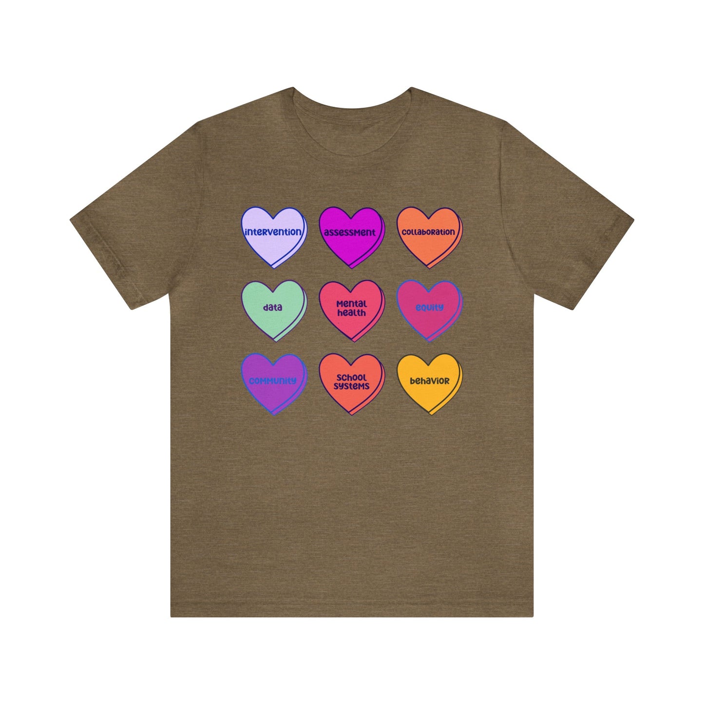 School Psychologist Scope of Practice Tee - Valentine Edition