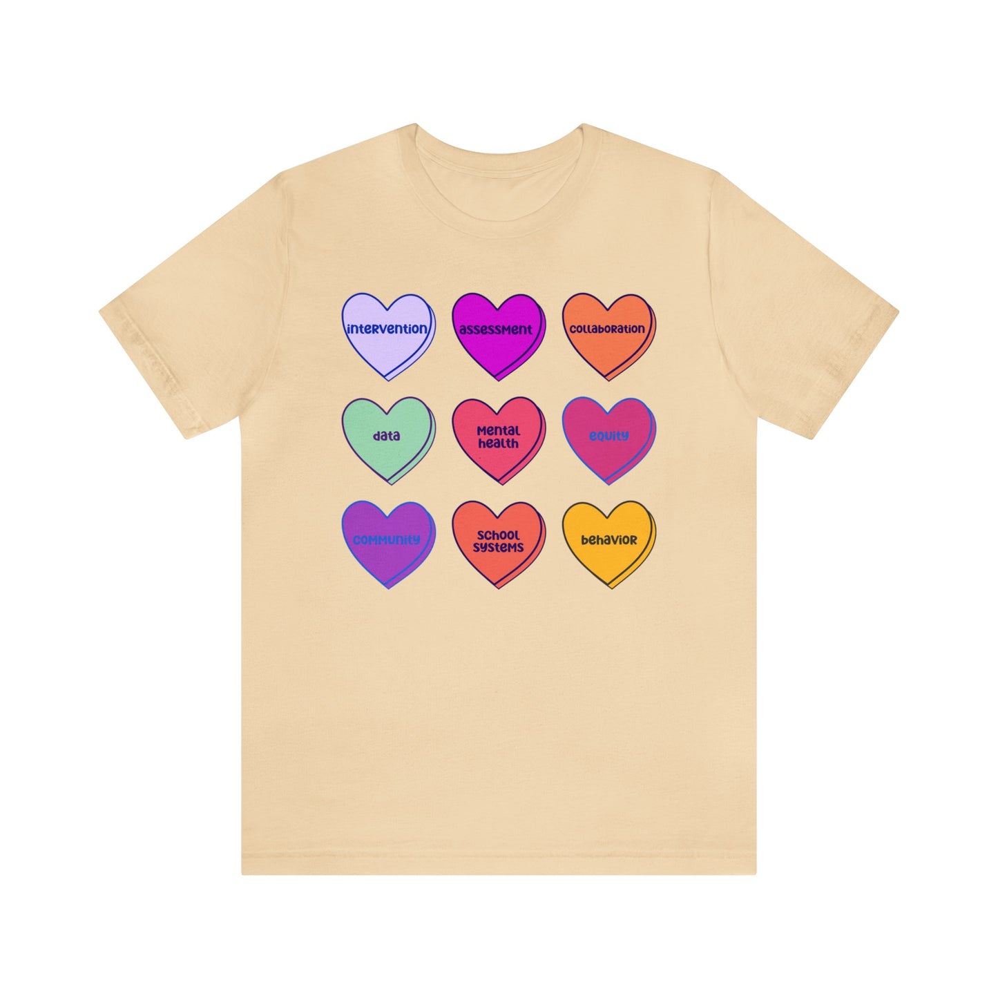 School Psychologist Scope of Practice Tee - Valentine Edition