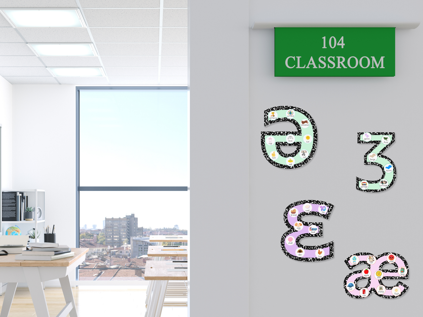 Speech Sound Wall | Pastel + Comp Book