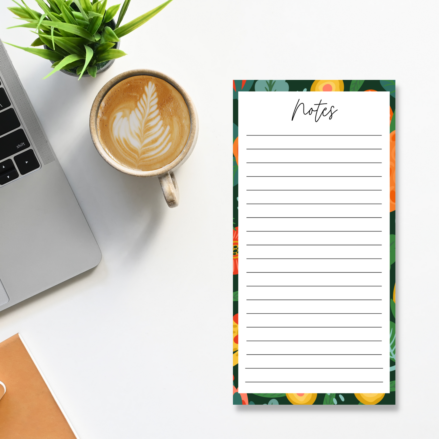 Midnight Jungle Notepad (4 x 8)