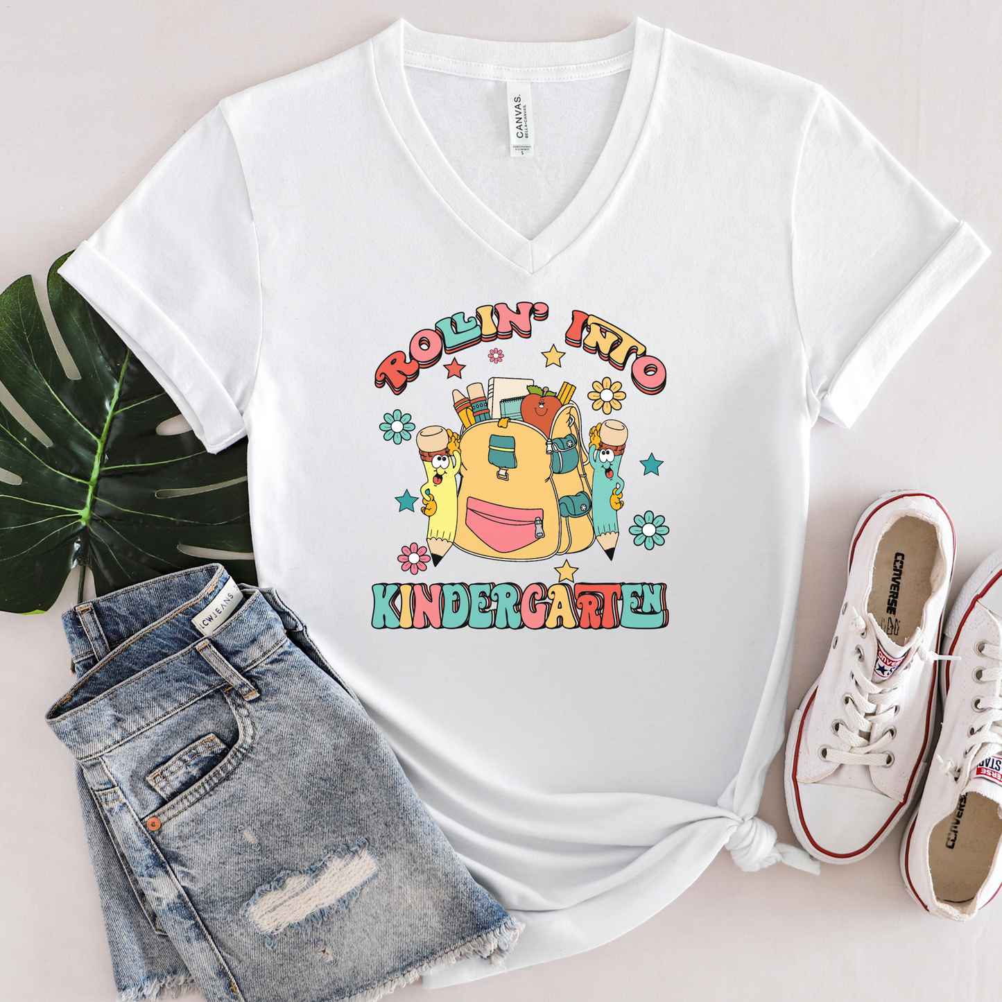 Rollin' Into Kindergarten Tee