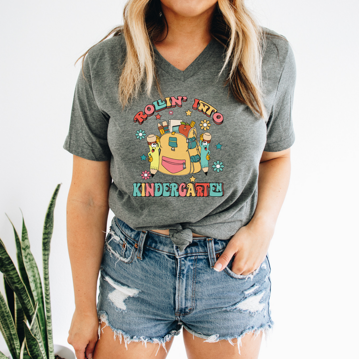 Rollin' Into Kindergarten Tee