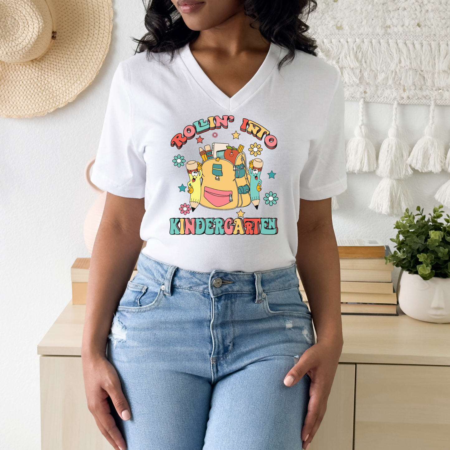 Rollin' Into Kindergarten Tee