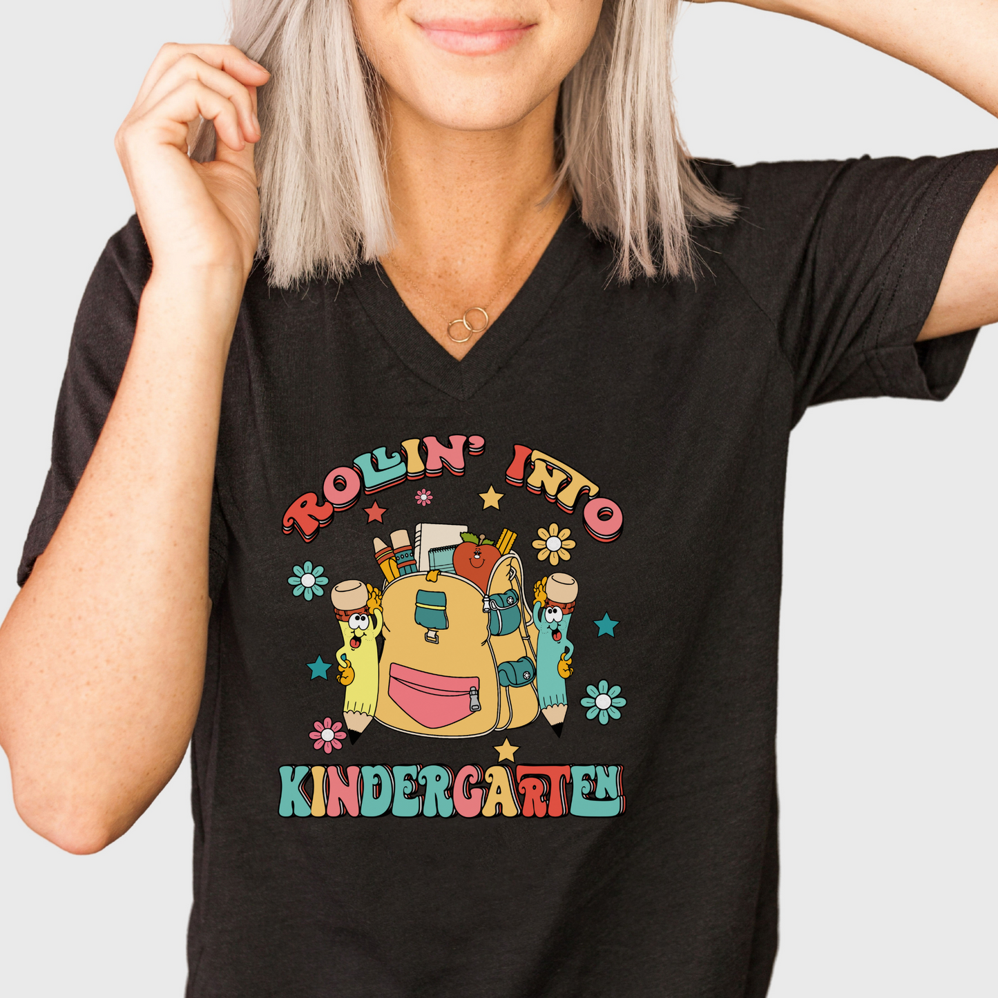 Rollin' Into Kindergarten Tee