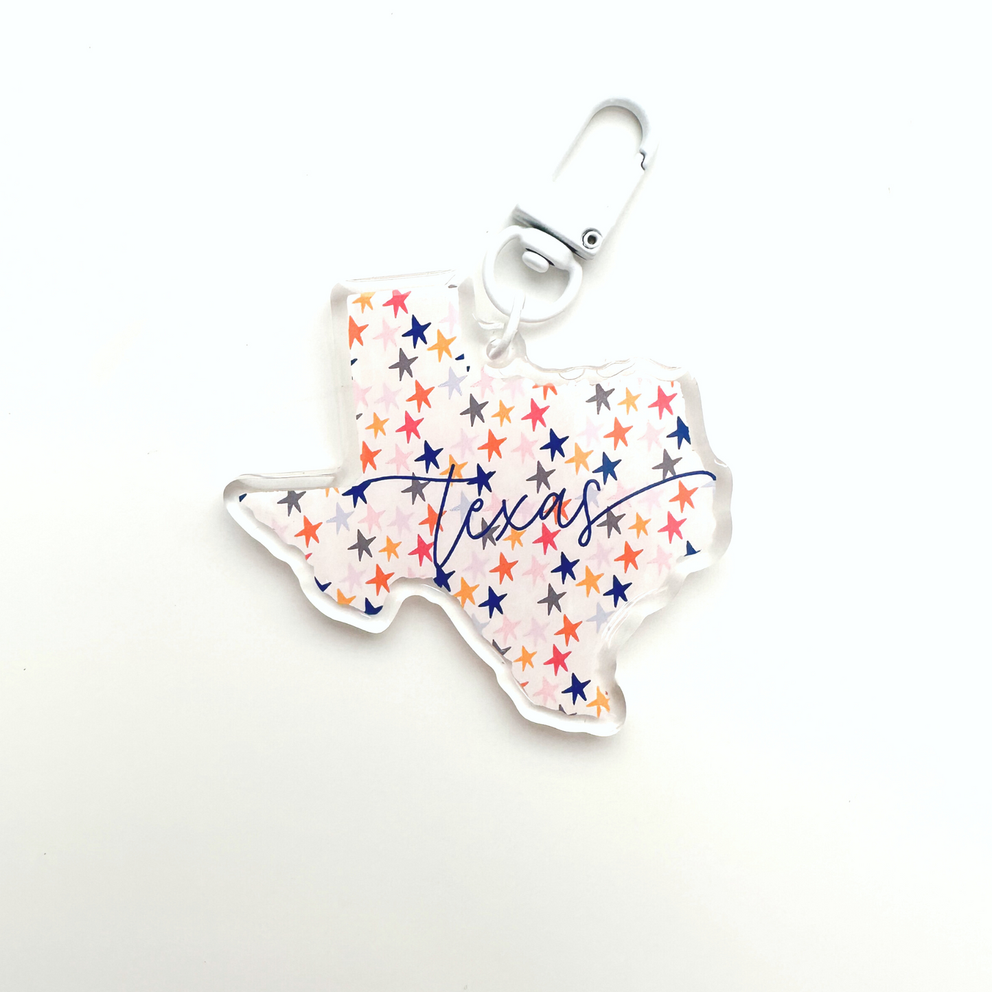 Oh My Stars Texas Keychain