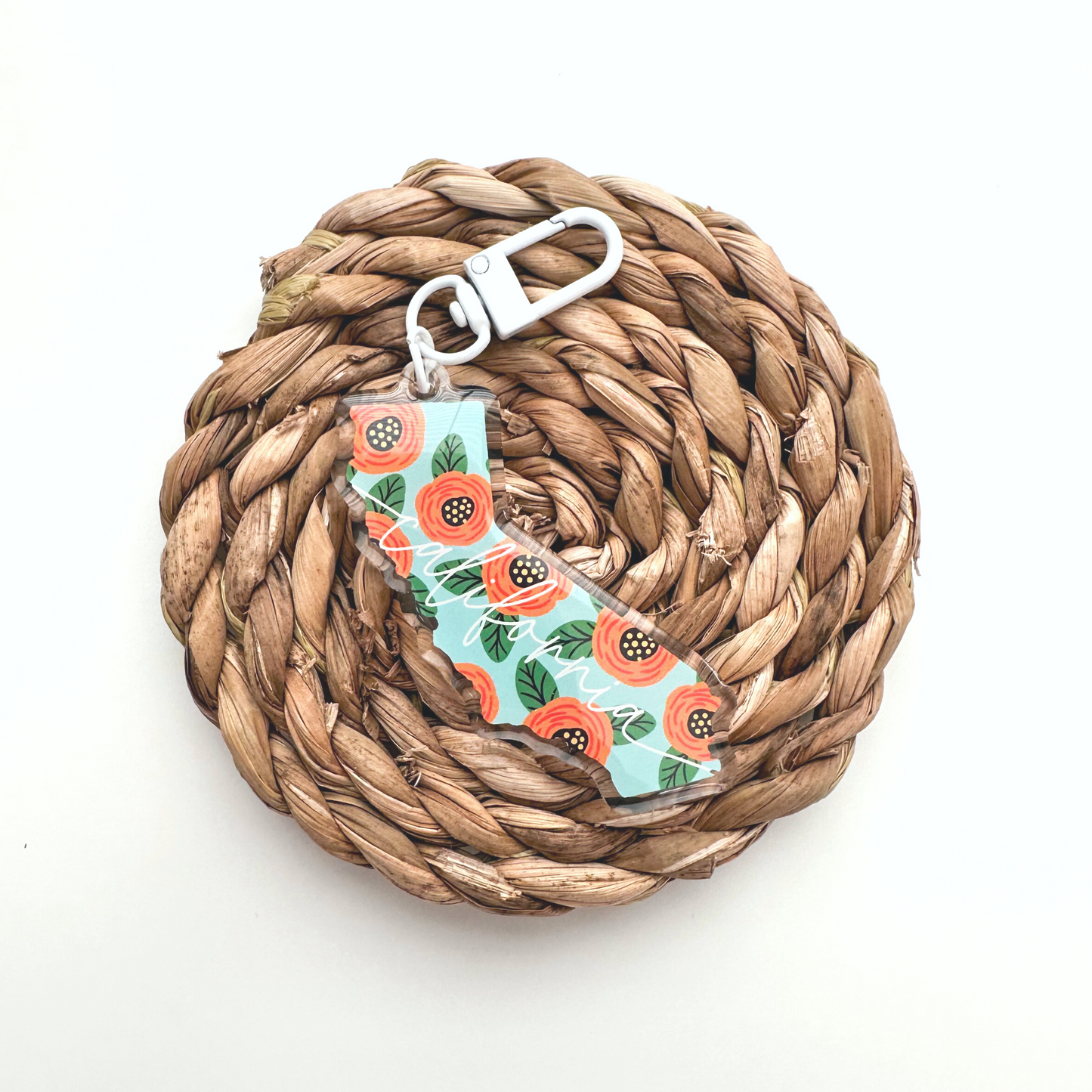 I Love You, California Keychain