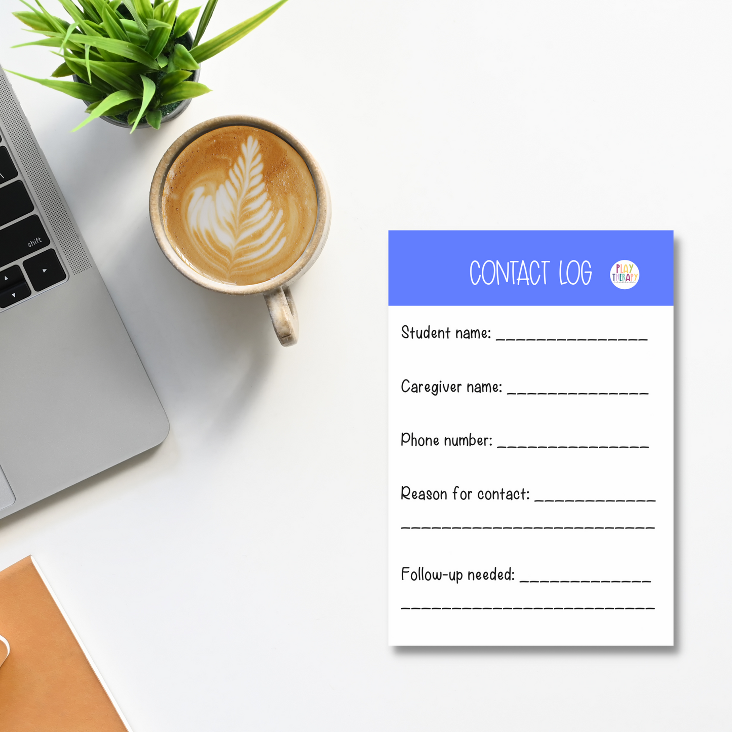 Contact Log Sticky Notes (4 x 6 in)