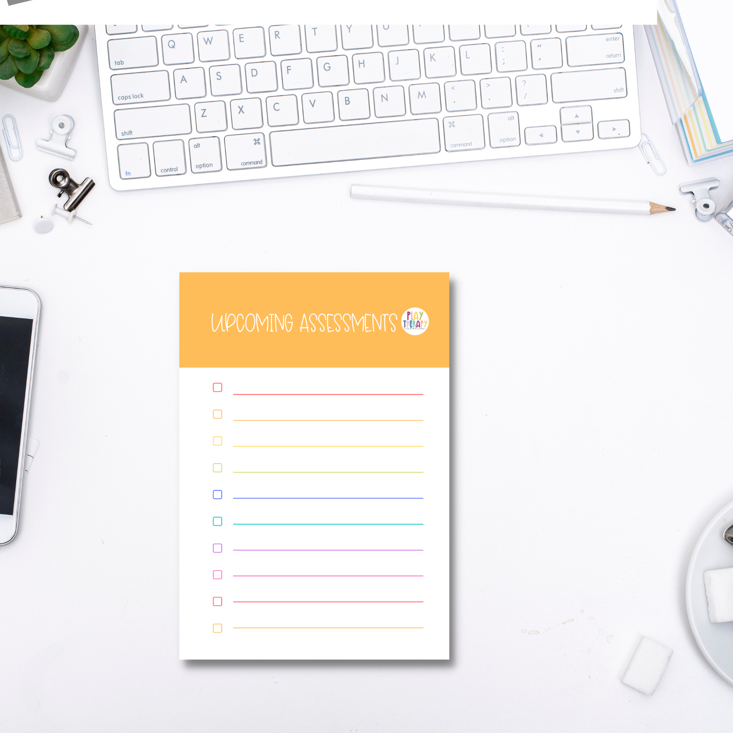Upcoming Assessment Sticky Notes (4 x 6 in)